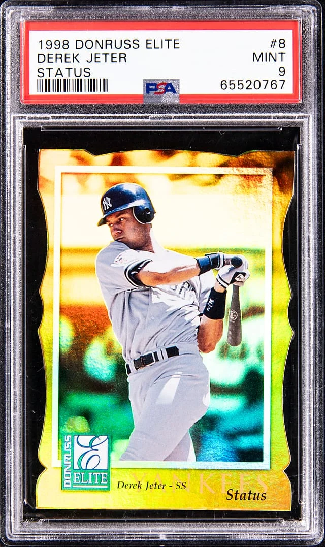 1998 Donruss Elite Derek Jeter Status #8 card image