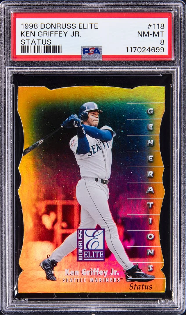 1998 Donruss Elite Ken Griffey Jr. Status #118 card image