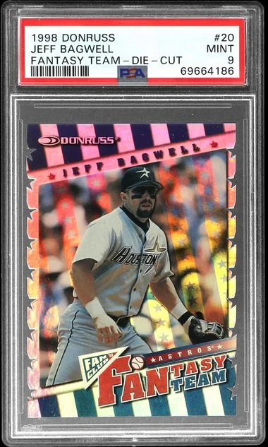 1998 Donruss Jeff Bagwell Fantasy Team Die-Cut #20 card image