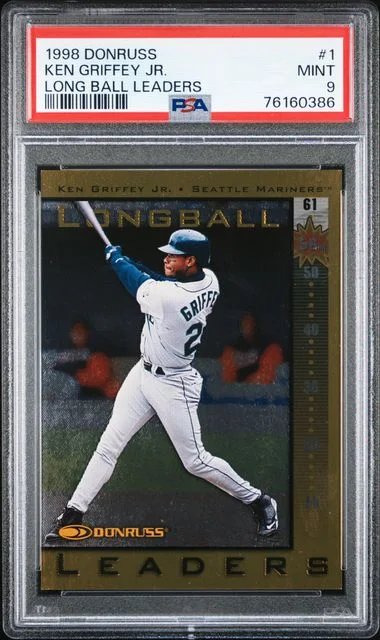 1998 Donruss Ken Griffey Jr. Long Ball Leaders #1 card image