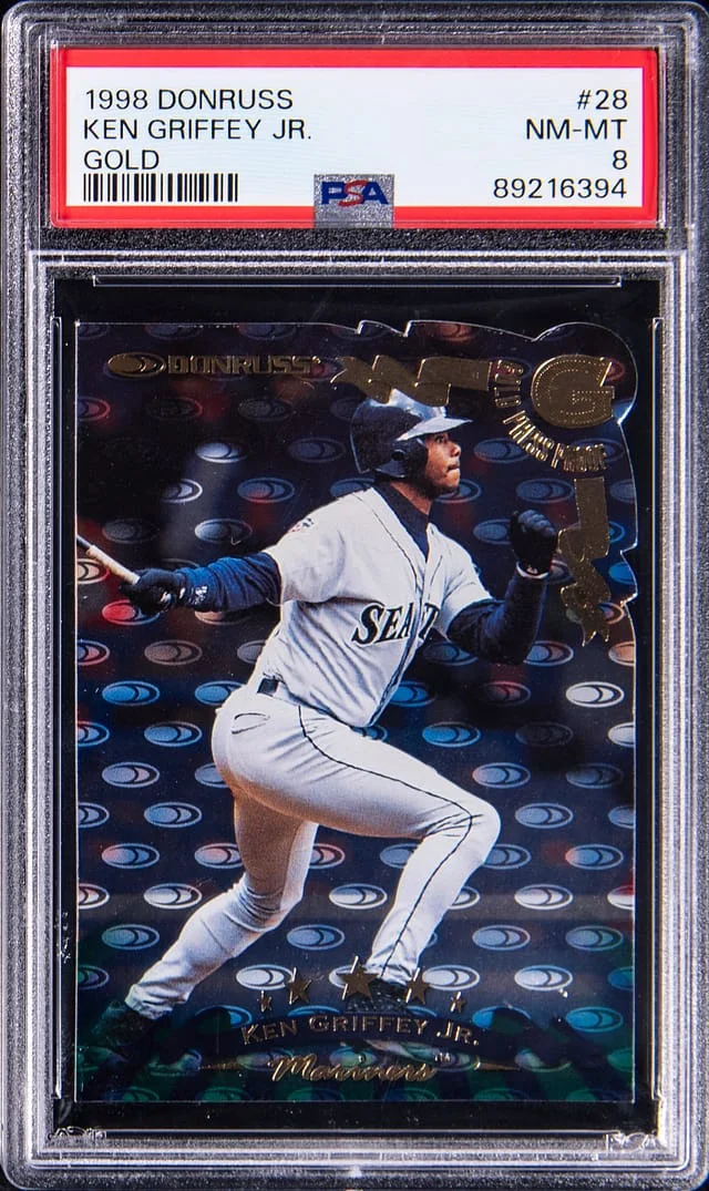1998 Donruss Ken Griffey Jr. Gold #28 card image
