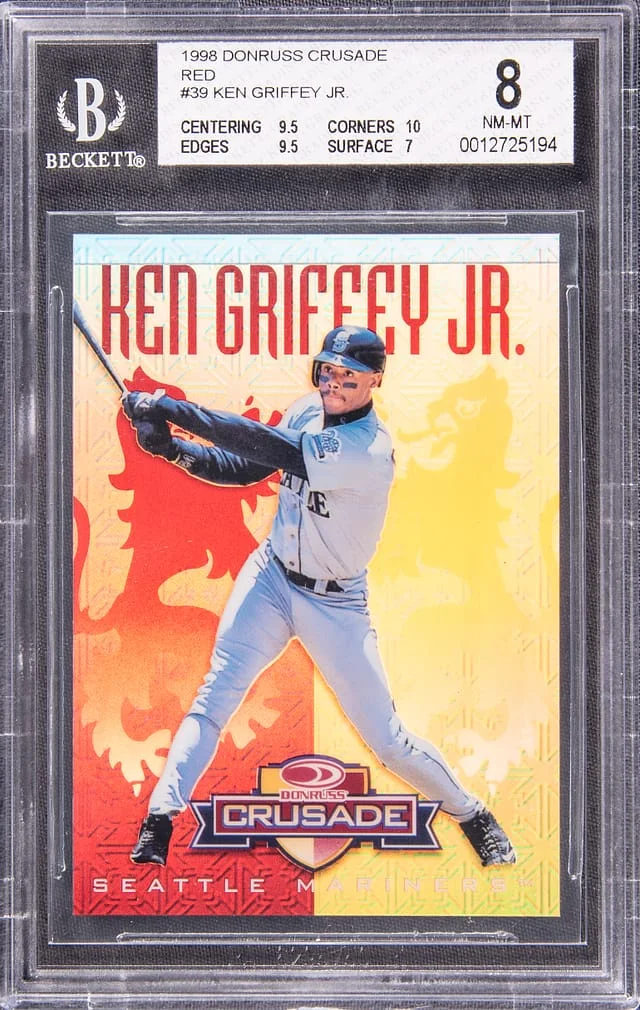 1998 Donruss Ken Griffey Jr. Crusade Purple #39 card image