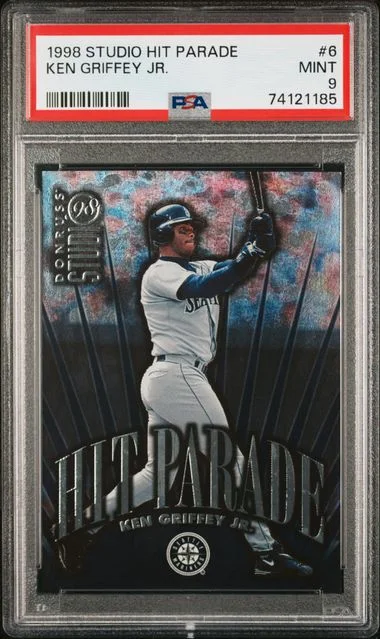 1998 Donruss Ken Griffey Jr. Studio Hit Parade #6 card image
