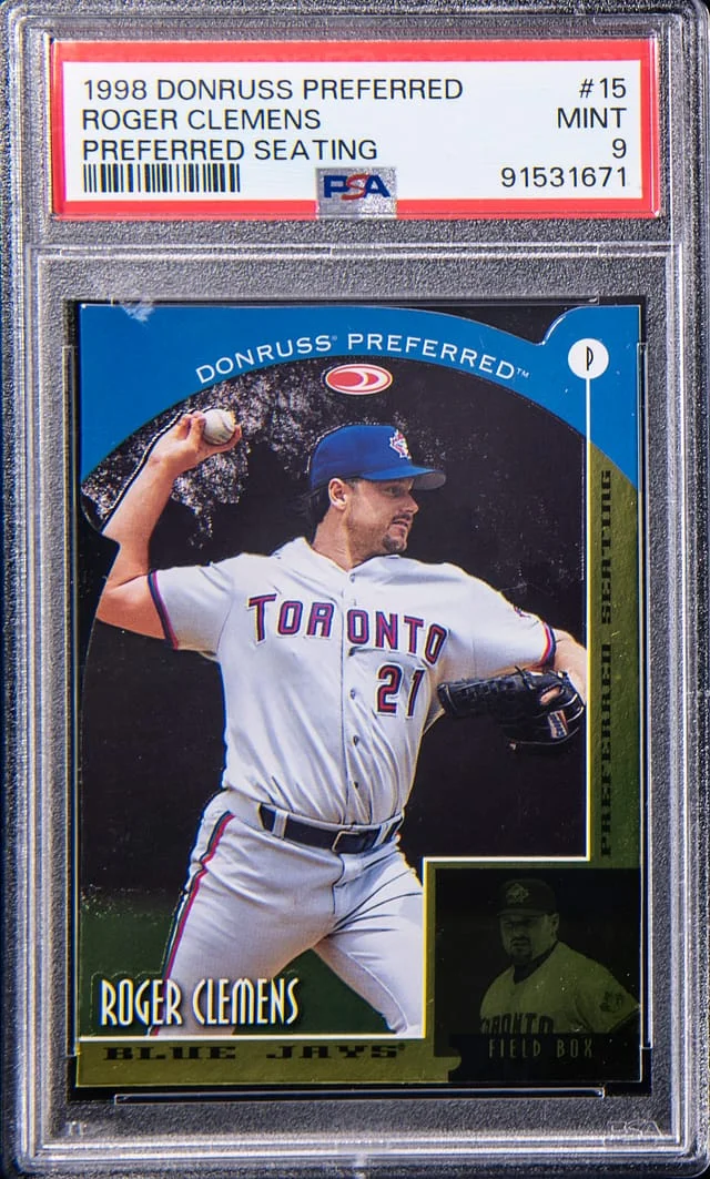 1998 Donruss Roger Clemens Preferred Seating #15 card image