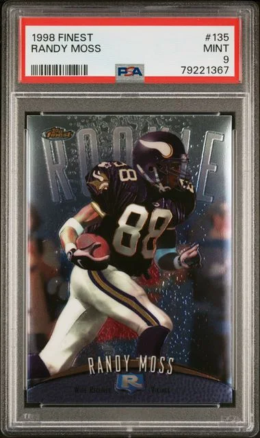 1998 Finest Randy Moss #135 card image