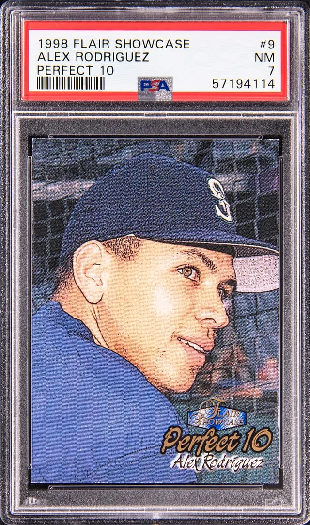 1998 Flair Showcase Alex Rodriguez Perfect 19 #9 card image