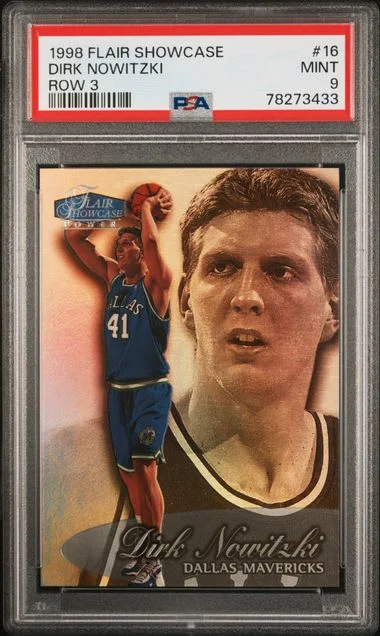 1998 Flair Showcase Dirk Nowitzki #16 card image