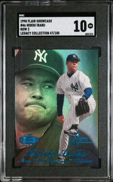 1998 Flair Showcase Hideki Irabu Row 3 Legacy Collection #46 card image