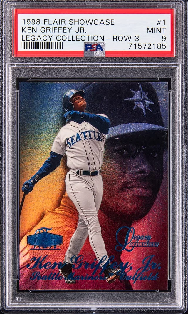 1998 Flair Showcase Ken Griffey Jr. Legacy Collection Row 3 #1 card image