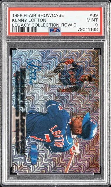 1998 Flair Showcase Kenny Lofton Legacy Collection Row 0 #39 card image