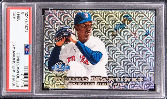 1998 Flair Showcase Pedro Martinez Row 0 #85 card image