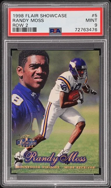 1998 Flair Showcase Randy Moss Row 3 #5 card image