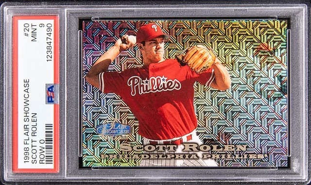 1998 Flair Showcase Scott Rolen Row ) #20 card image