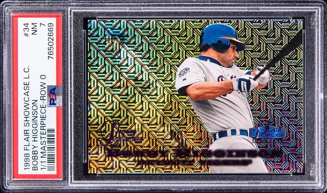1998 Fleer Flair Showcase Bobby Higginson Legacy Collection Row 0 Masterpiece #34 card image