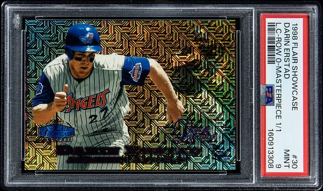 1998 Fleer Flair Showcase Darin Erstad Legacy Collection Row 0 Masterpiece #30 card image