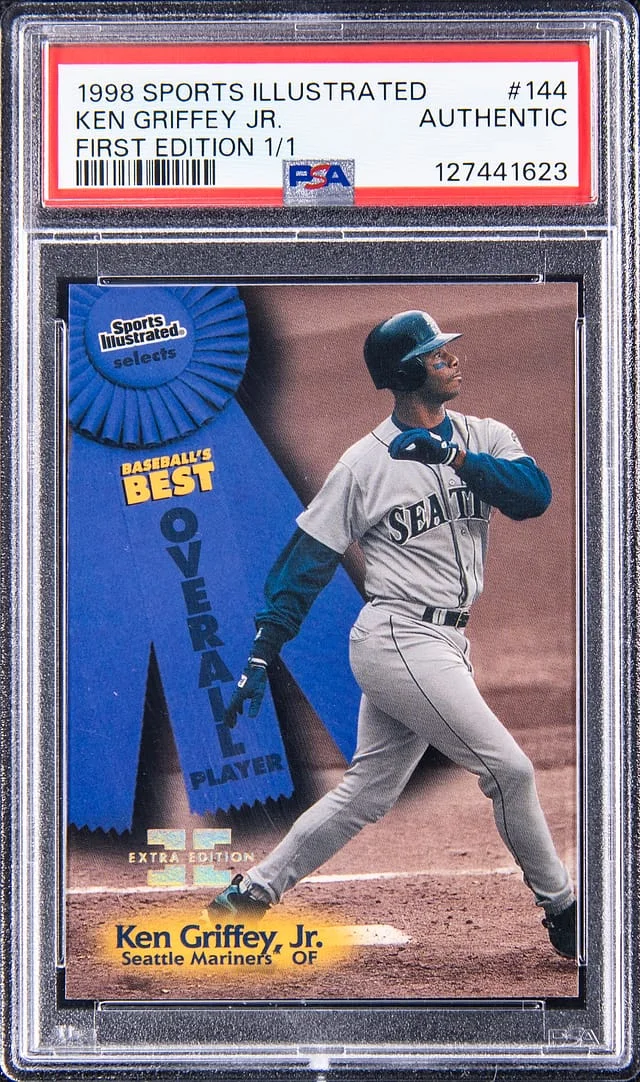 1998 Fleer Ken Griffey Jr. Sports Illustrated First Edition #144 card image