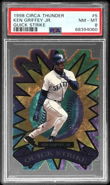 1998 Fleer Ken Griffey Jr. Circa Thunder Quick Strike #5 card image