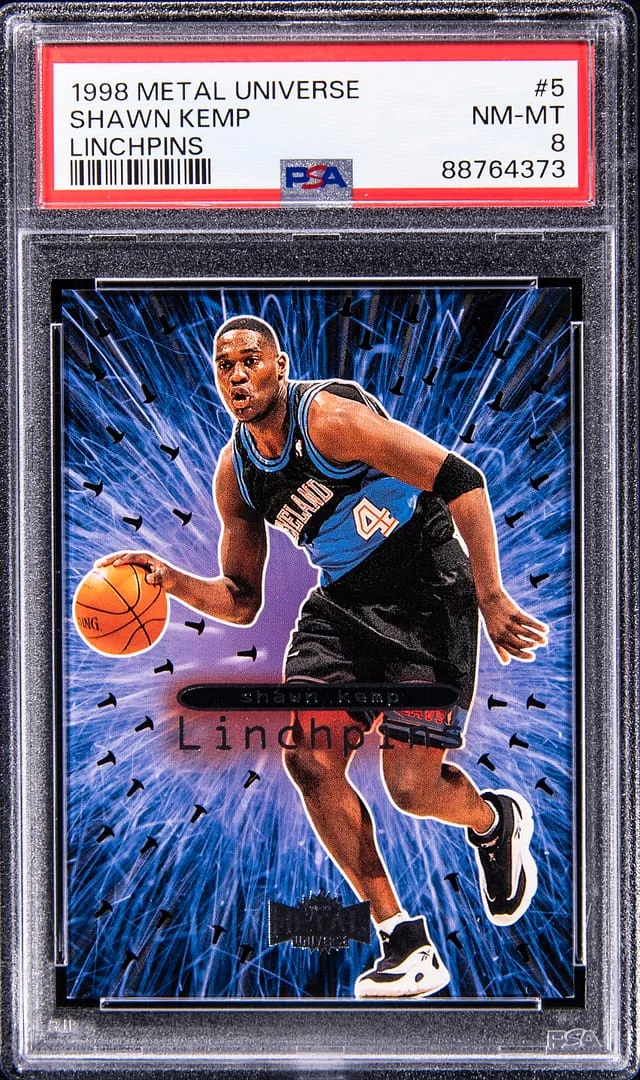 1998 Fleer Metal Universe Shawn Kemp Linchpins #5 card image
