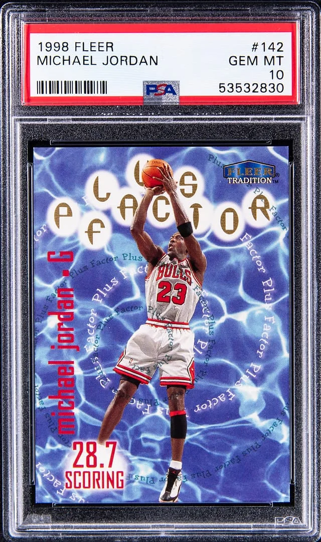 1998 Fleer Michael Jordan #142 card image