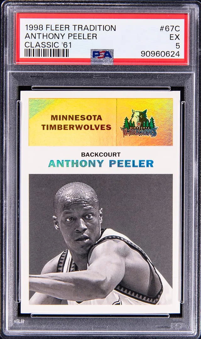 1998 Fleer Tradition Anthony Peeler Classic '61 #67C card image