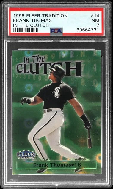 1998 Fleer Tradition Frank Thomas In The Clutch #14 card image