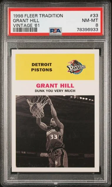 1998 Fleer Tradition Grant Hill Vintage '61 #33 card image