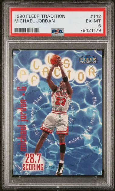 1998 Fleer Tradition Michael Jordan #142 card image