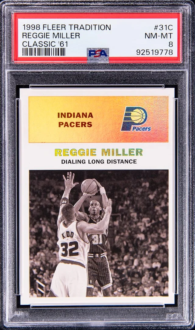 1998 Fleer Tradition Reggie Miller Classic '61 #31C card image