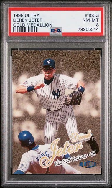 1998 Fleer Ultra Derek Jeter Gold Medallion #150G card image