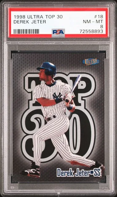 1998 Fleer Ultra Derek Jeter Top 30 #18T3 card image