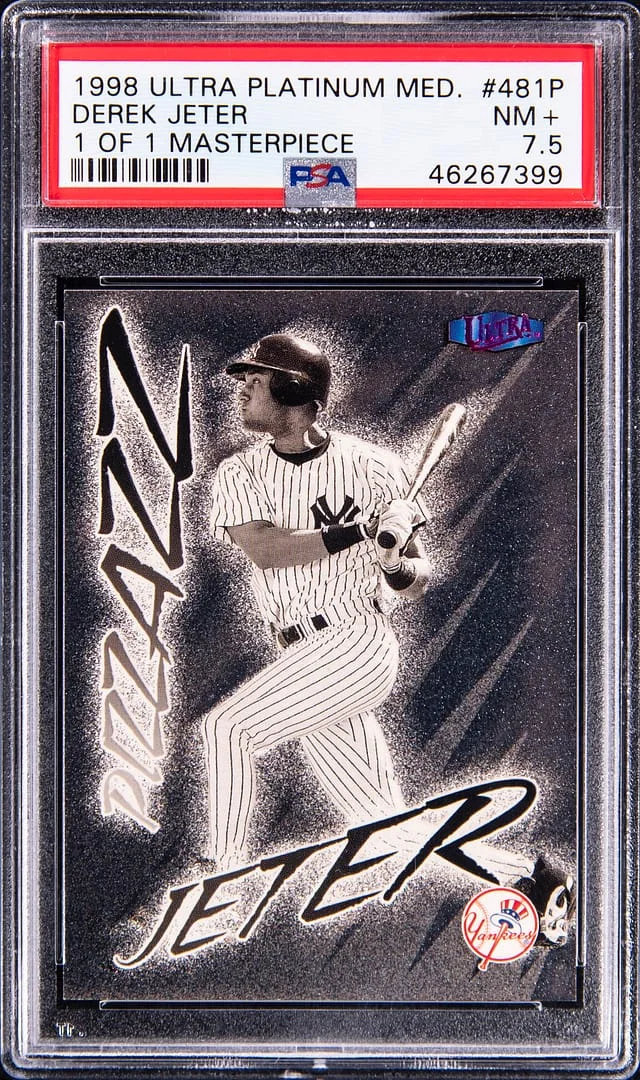 1998 Fleer Ultra Derek Jeter Masterpiece #481P card image