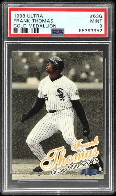 1998 Fleer Ultra Frank Thomas Gold Medallion #63G card image