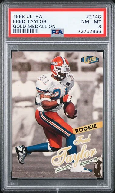 1998 Fleer Ultra Fred Taylor Gold Medallion #214G card image