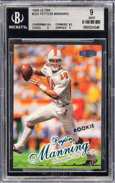 1998 Fleer Ultra Peyton Manning #201 card image