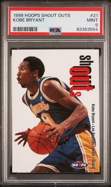 1998 Hoops Kobe Bryant Shout Outs #21 card image