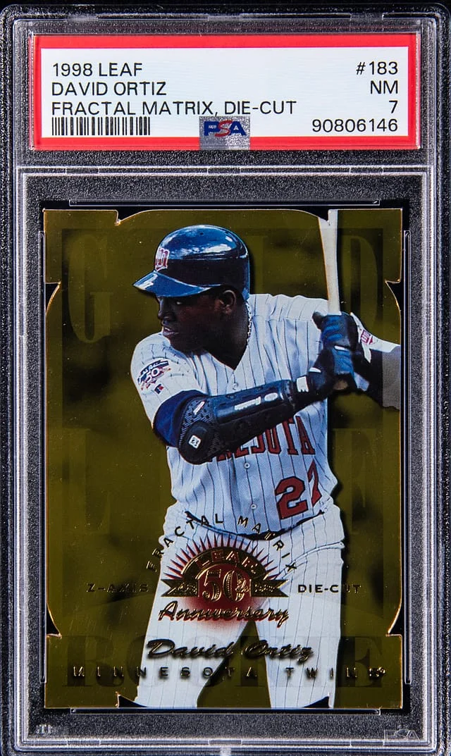 1998 Leaf David Ortiz Fractal Matrix Die-Cut #183 card image