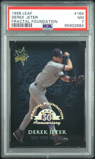 1998 Leaf Derek Jeter Fractal Foundation #164 card image