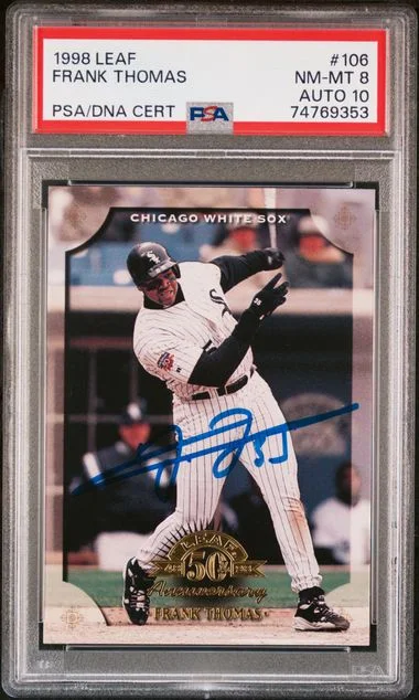 1998 Leaf Frank Thomas #106 card image