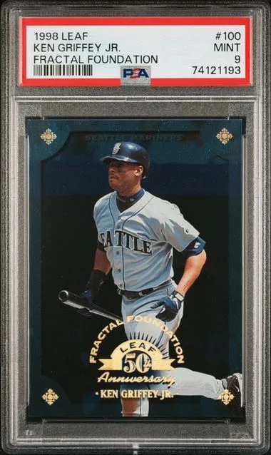 1998 Leaf Ken Griffey Jr. Fractal Foundation #100 card image