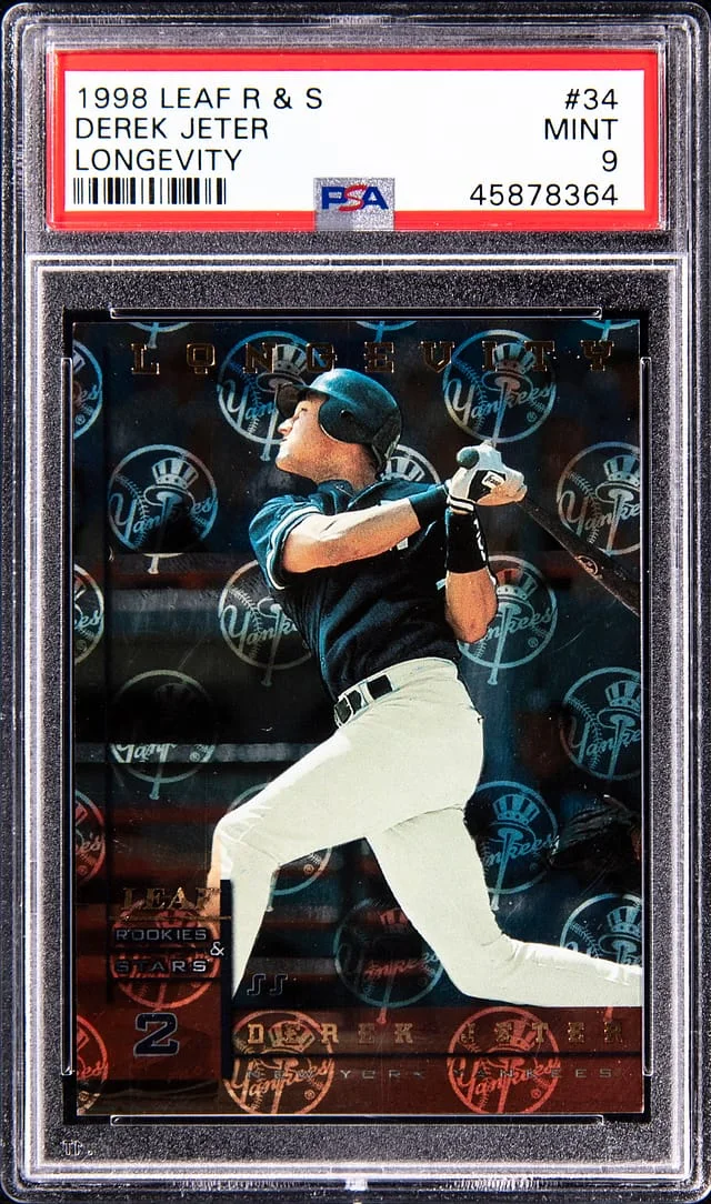 1998 Leaf Rookies & Stars Derek Jeter Longevity #34 card image