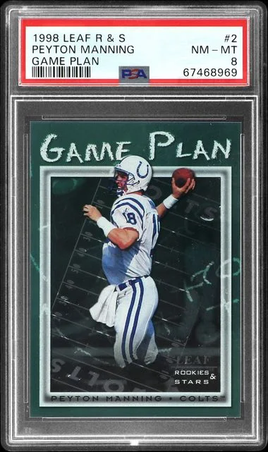 1998 Leaf Rookies & Stars Peyton Manning Game Plan #2 card image
