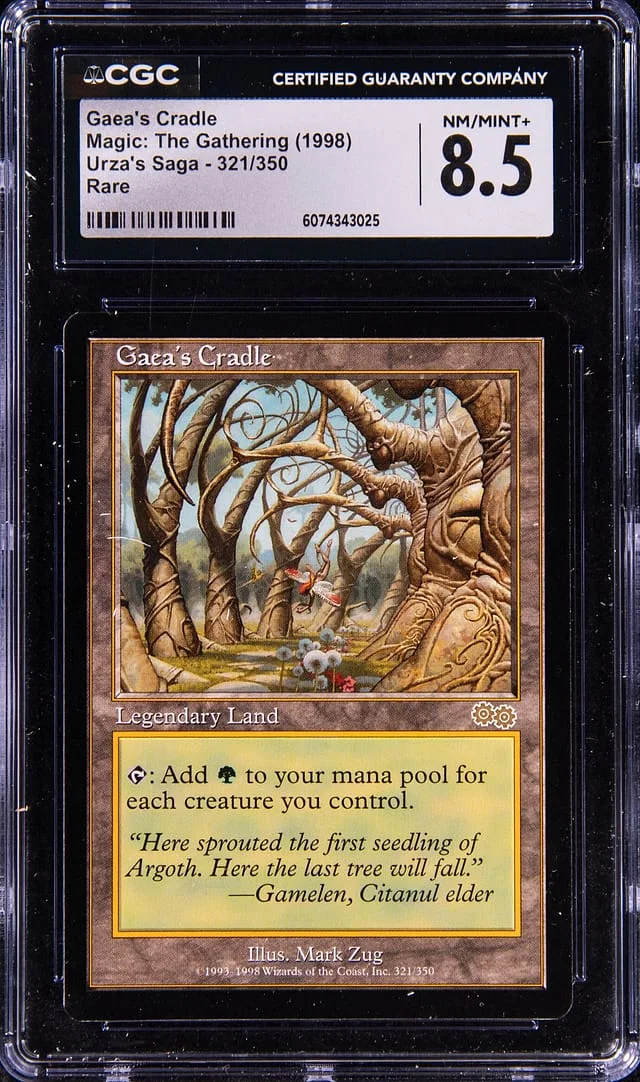 1998 Magic: The Gathering Rare Urza's Saga Gaea's Cradle #321 card image