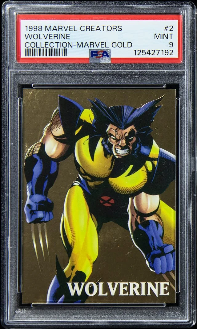 1998 Marvel Creators Collection Marvel Gold Wolverine #2 card image