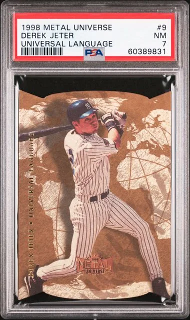 1998 Metal Universe Derek Jeter Titanium Titanium #9 card image