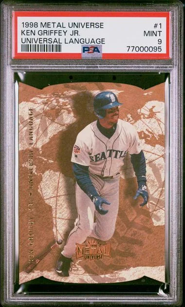 1998 Metal Universe Ken Griffey Jr. Universal Language #1 card image