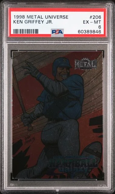 1998 Metal Universe Ken Griffey Jr. #206 card image