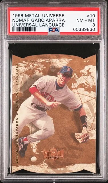 1998 Metal Universe Nomar Garciaparra Universal Language #10 card image