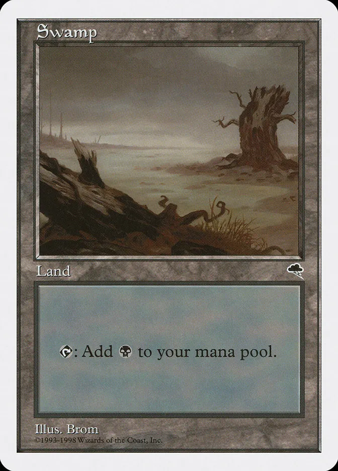 1998 Anthologies Swamp common #81 common card image