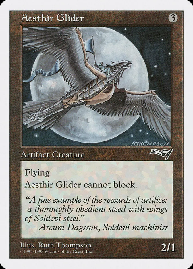 1998 Anthologies Aesthir Glider common #67 common card image