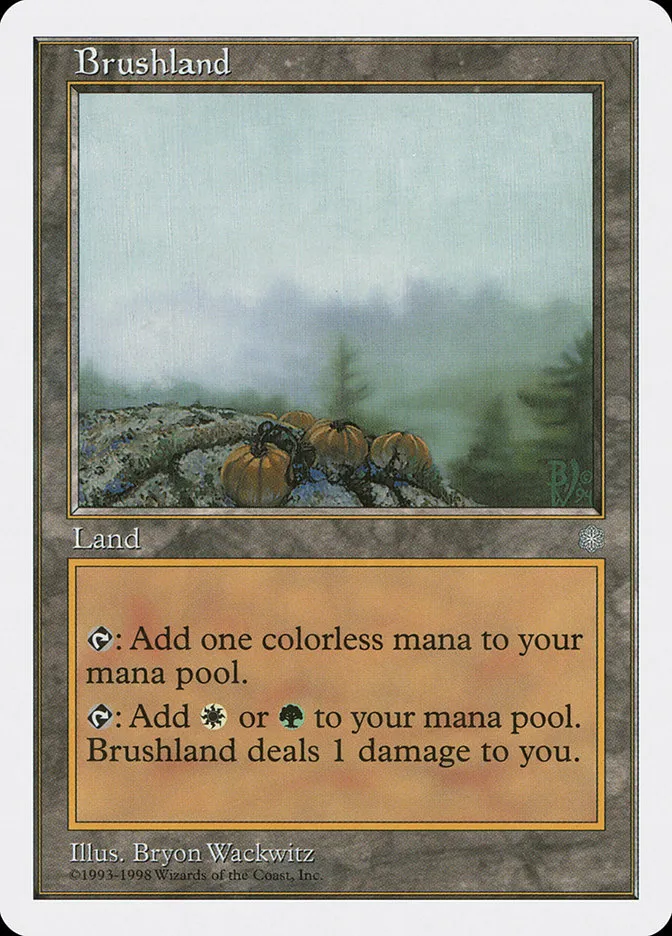 1998 Anthologies Brushland rare #71 rare card image